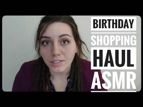 Birthday Shopping Haul ASMR