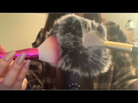 ASMR Fluffy Mic Brushing (experimental)