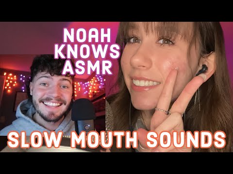 ASMR | Slow Mouth Sounds Collab W/ @NoahKnowsASMR