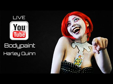 Make Up Harley Quinn Live Diy
