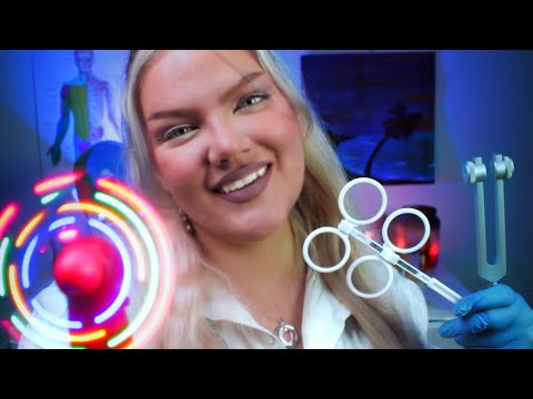 ASMR Ear Cleaning, Eye Exam, Follow the Light, Hearng Tests | Medical Roleplay for Sleep and Tingles