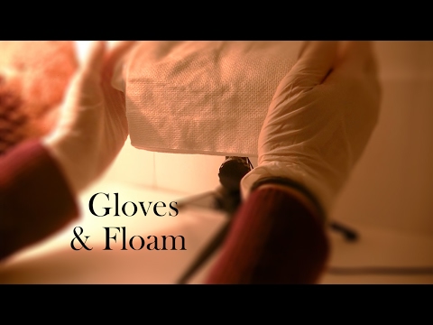 Binaural ASMR | Latex Gloves & Playing w/Floam | Very Crinkly, Relaxing, and Tingly Sounds...