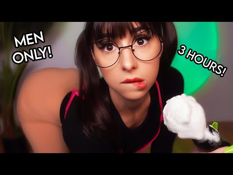 ASMR 3 HOURS of Inappropriate Roleplay 👀 Barber Shop, Therapy, Eye Doctor, Men's Shave, Haircut