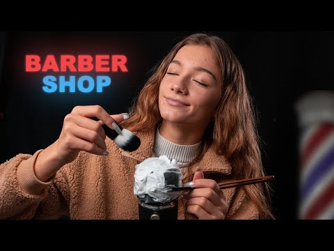 ASMR - BARBER SHOP ROLE PLAY!