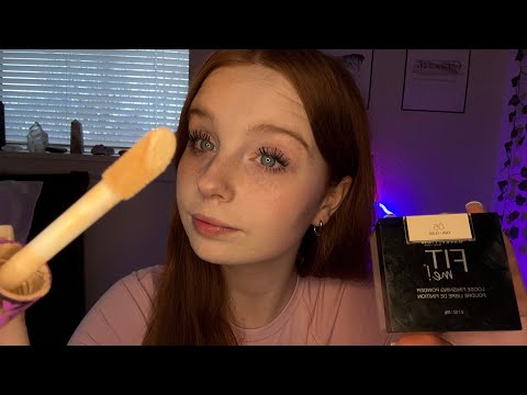 ASMR Sweet Popular Girl Does Your Makeup In The Back Of Class ☁️