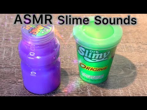 ASMR Slime Sounds (Slime Sounds For Sleep & Relaxation) Whispering 💜