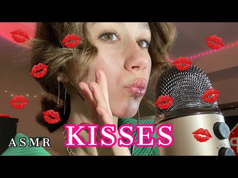 ASMR | giving you kisses! 💋+mouth sounds +hand sounds +hand movements +minimal rambles