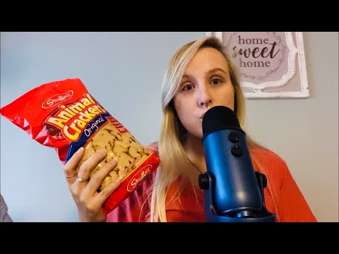 ASMR grocery haul + mini clothing haul | tapping scratching crinkles whispering