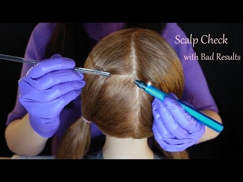 ASMR Scalp Check with Bad Results (Lots of Whispering)