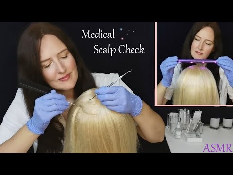 ASMR Medical Scalp Check & Photo-Therapy (Whispered Roleplay)