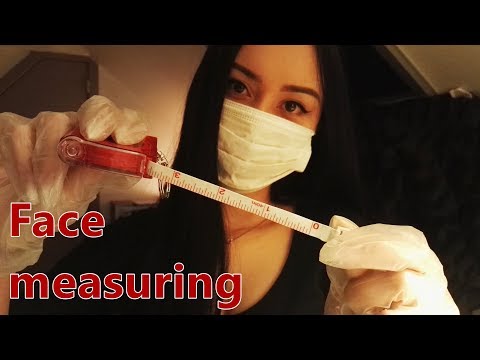 Face measuring for surgery ASMR Roleplay