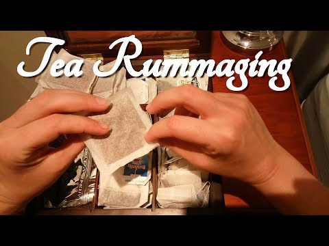 ASMR Tea Rummaging/ Organising Soften Spoken
