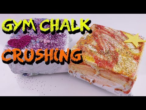 Gym Chalk Crushing - Satisfying ASMR - The ASMR Doctor