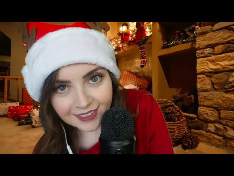 ASMR Festive Trigger Words for Sleep ~ *Visual Triggers* *UpClose Whispers* | 4/12 Days of Christmas