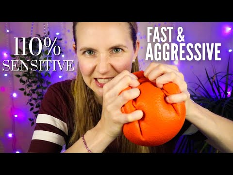 Fast & Aggressive ASMR at 110% Sensitivity (Overly Sensitive)