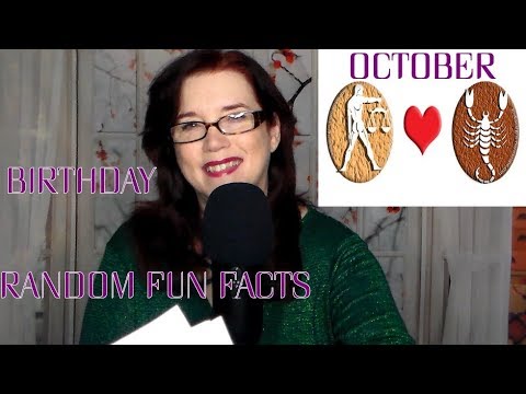 ASMR| OCTOBER| FUN |RANDOM FACTS| |BIRTHDAY SHOUT OUTS|