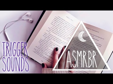 [ASMR] Page Turning for Relaxation: Soft Hand Movements (No Talking) | Para relaxar (Português)