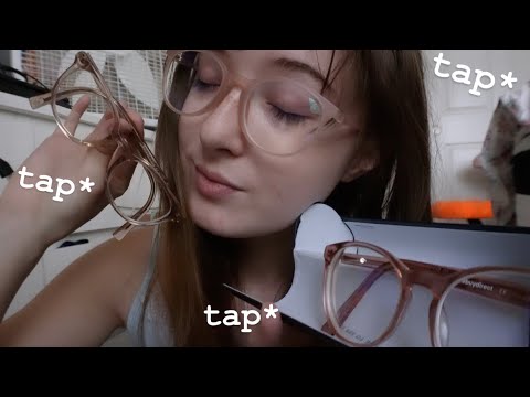 ASMR Glasses tapping👓