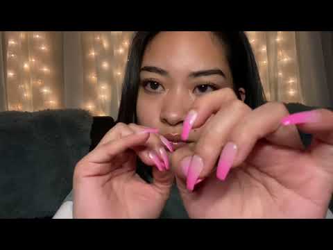 ASMR Repeating my Intro (hand movements, mouth sounds, finger flutters)