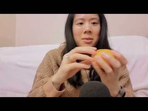 ASMR - Peeling Oranges *viewer request* 100% tingly! 💫💤👌