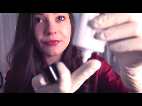 ASMR Doctor Roleplay Cosmetologist (full skin cleansing, skincare, sleep clinic)