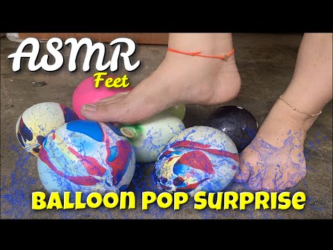 POPPING BALLOONS SURPRISE ASMR 🎈- MYSTERY COLORS AND MORE | Celest ASMR