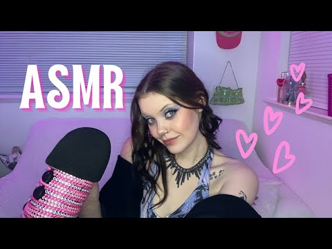 ASMR Come Relax With Me ! Whispered Rambles, Hand Movements, Bag Tapping, & Finger Flutters 🌙 💙