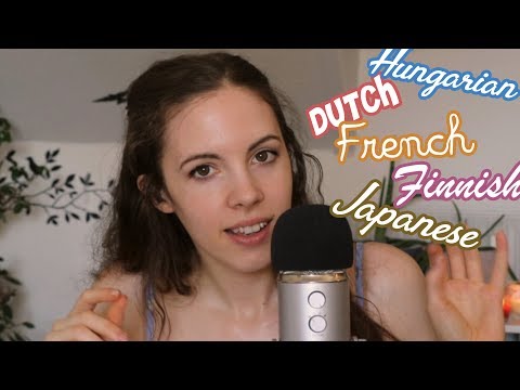 Whispering In Your Language - Accent ASMR - Different Languages Up Close