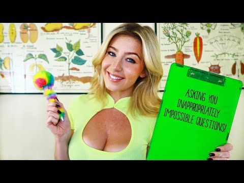 ASMR ASKING YOU INAPPROPRIATELY IMPOSSIBLE QUESTIONS! 👀👀👀