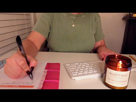 ASMR Personal Assistant Helps You Plan for a Trip {Soft-Spoken} Keyboard Typing, Writing Sounds
