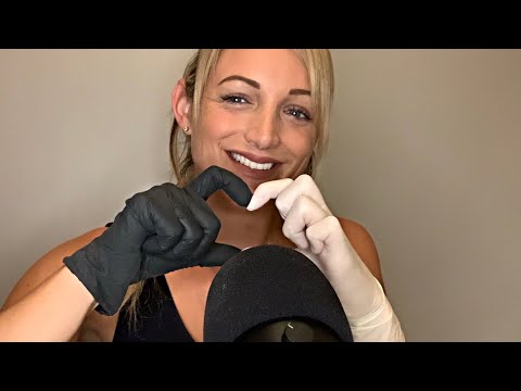 ASMR POSITIVE AFFIRMATIONS with LATEX GLOVES | WHISPERING | ASMR SLEEP | LATEX SOUNDS