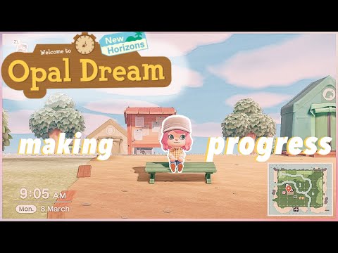[ASMR] Making Progress On My New Animal Crossing Island ✨ Opal Dream ep.2 (whispered gameplay)