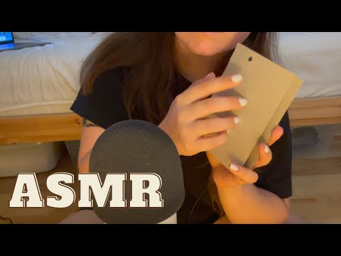 ASMR good sounds with cardboard