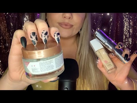 ASMR | February Favorites & Product Empties (Tapping, Scratching, Whispered)✨