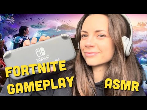 ASMR • Fortnite Gameplay with Nintendo Switch Controller Sounds