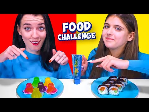 ASMR Sushi VS Jelly Food Challenge With Most Popular Spicy, Sweet and Sour Food