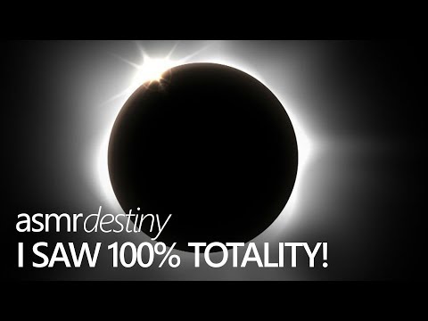 ASMR | I Saw 100% Totality Solar Eclipse! (4K)