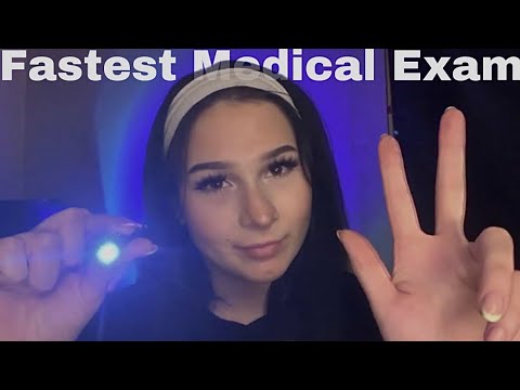 ASMR Your Tingle immunity Is Down! | Fastest medical exam🩺💤 (Point AB, Follow the light…)