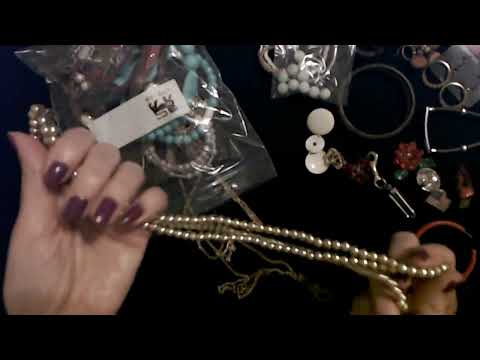 ASMR | eBay Bulk Jewelry Show & Tell 6-6-2024 (Soft Spoken)