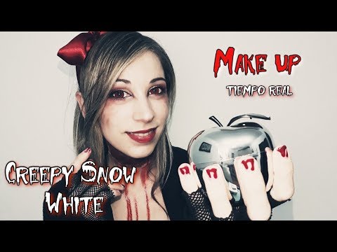No es otro video de maquillaje ... es mi ASMR Make Up | Creepy Snow White | Halloween 2018