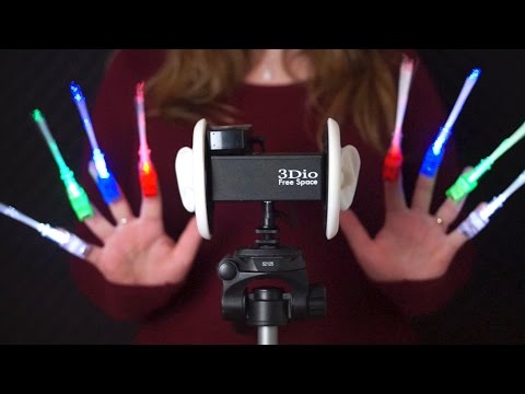 Binaural ASMR. Ear Touching w/ Finger Lights