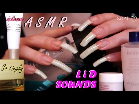 👂 intense EAR-to-EAR 🎧 ASMR 🔊 SUPER close-up✶LIDsounds + TAPPING on different PLASTIC 💤