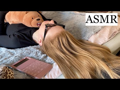 ASMR | Relaxing, soothing & slow hair play 🌸🌷 (hair brushing, head massage, tapping, no talking)
