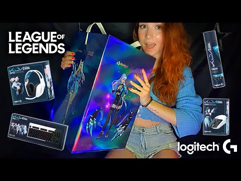 ASMR Logitech x KDA Limited Edition UNBOXING (League of Legends) 🎮 Un truc de fou !