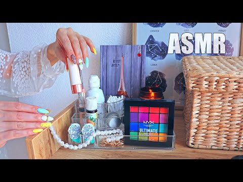 Asmr CLEANING AND ORGANIZING My bedroom Satisfying Video | АСМР в СПАЛЬНЕ Организация косметики