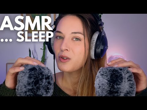 ASMR | Stress relief | Whispering you to sleep | Microphone scratching | Brushing