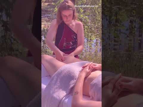 ASMR massage therapy video - asmr body massage female