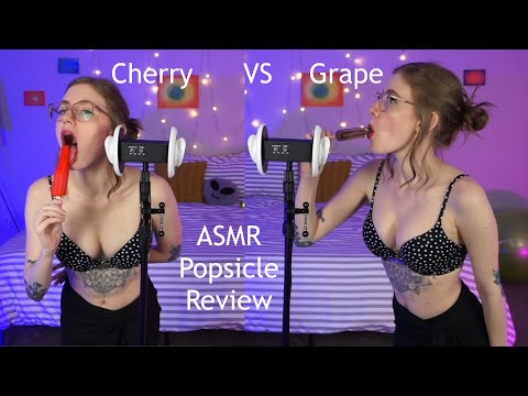 ASMR Popsicle Review | Lots of Sucking, Eating, & Mouth Sounds!
