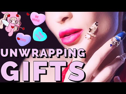 [ASMR] UNWRAPPING MY VALENTINE GIFTS TO YOU💋🎁✨ PARTIE 1