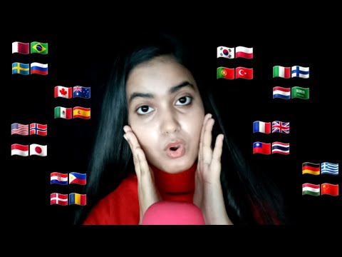 ASMR *WOW* in 35+ Different Languages with Mouth Sounds
